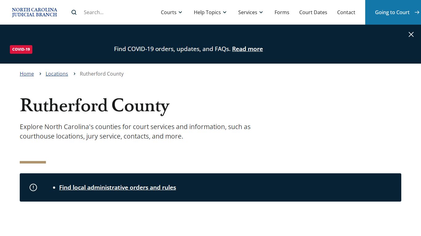 Rutherford County | North Carolina Judicial Branch - NCcourts